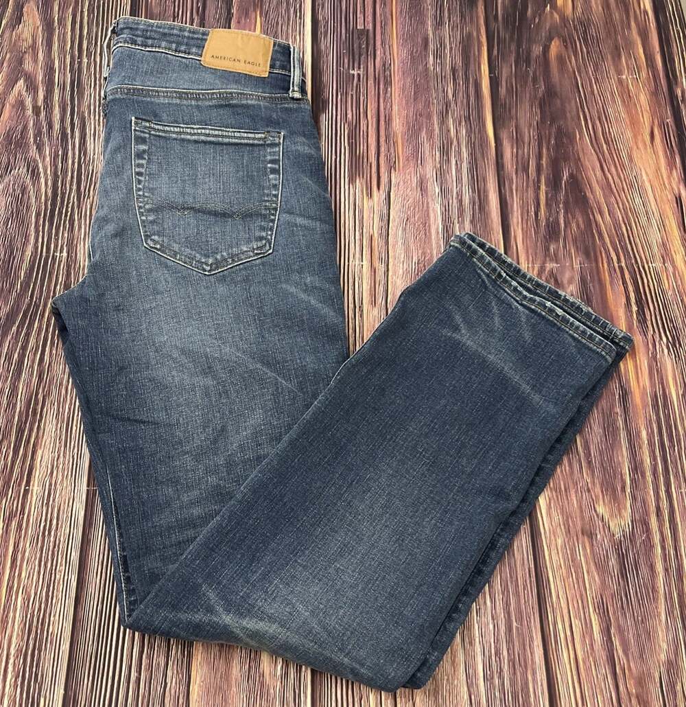 American Eagle Air Flex+ Original Bootcut Jeans Mens 32x34 (Actual 32x33)